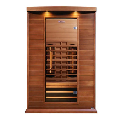 Maxxus 2-Person Near Zero EMF Full Spectrum Infrared Sauna | MX-M206-01-FS CED Golden Designs