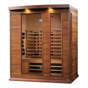 Maxxus 3-Person Near Zero EMF Full Spectrum Infrared Sauna | MX-M306-01-FS-CED Golden Designs