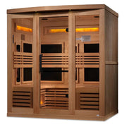 Golden Designs Reserve Edition 6-Person Full Spectrum Near Zero EMF FAR Infrared Sauna | GDI-8260-01 Golden Designs