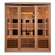 Golden Designs Reserve Edition 6-Person Full Spectrum Near Zero EMF FAR Infrared Sauna | GDI-8260-01 Golden Designs