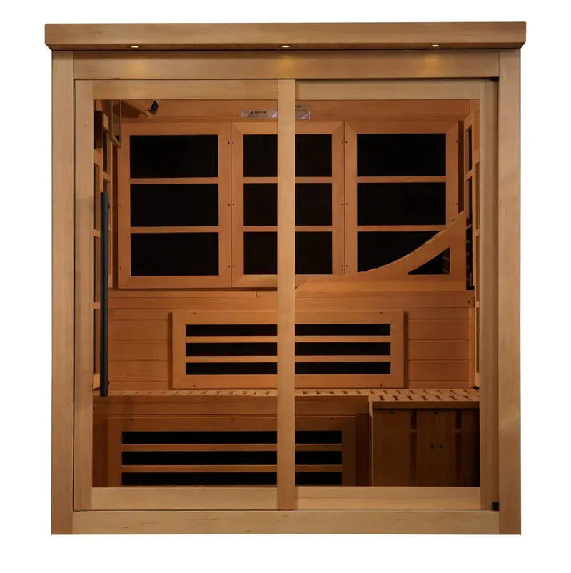 Golden Designs 6-Person Near Zero EMF FAR Infrared Sauna | GDI-6996-02 Golden Designs