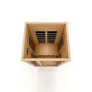 Dynamic Gracia 1-2-person Low EMF FAR Infrared Sauna | DYN-6119-01 Golden Designs