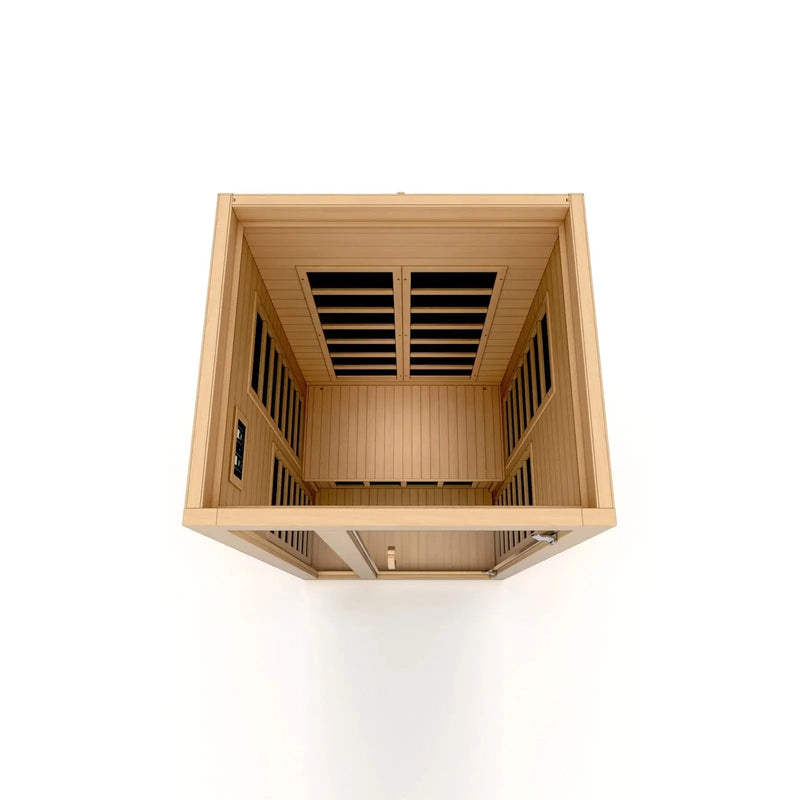 Dynamic Gracia 1-2-person Low EMF FAR Infrared Sauna | DYN-6119-01 Golden Designs
