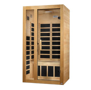 Dynamic Gracia 1-2-person Low EMF FAR Infrared Sauna | DYN-6119-01 Golden Designs