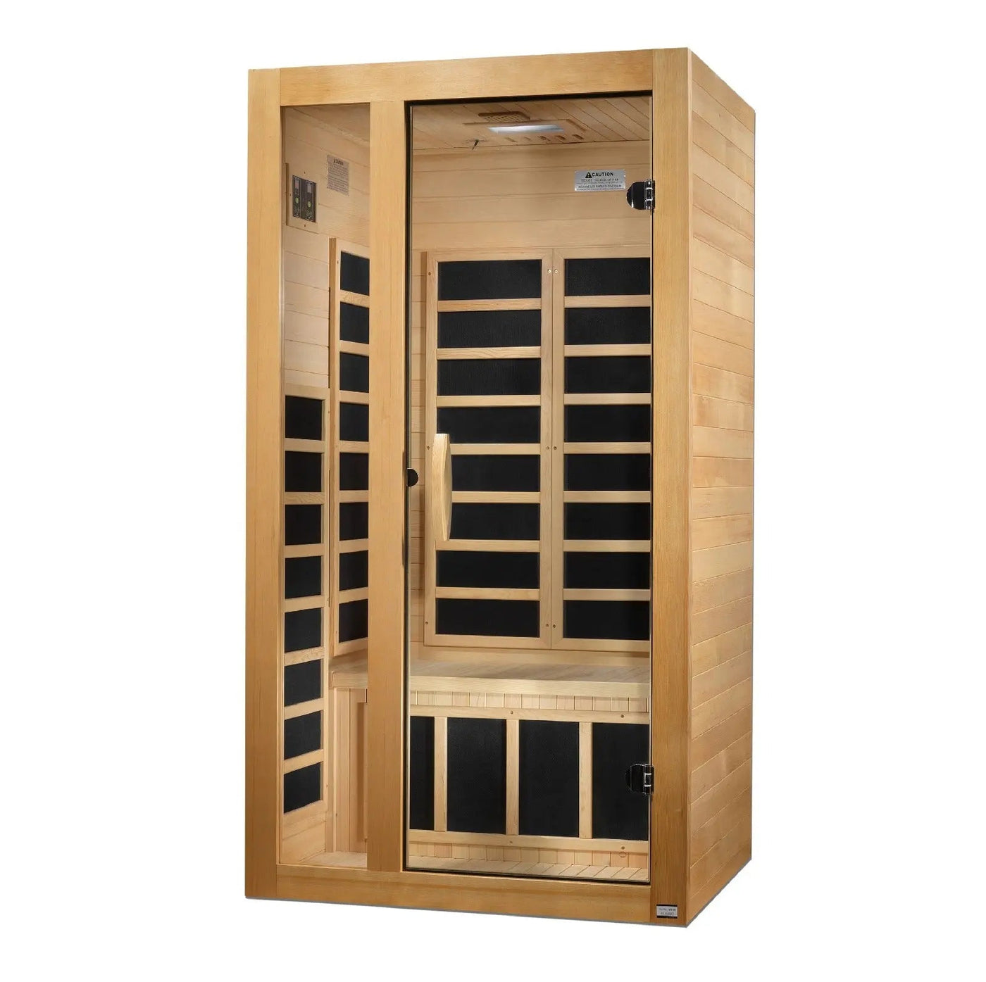 Dynamic Gracia 1-2-person Low EMF FAR Infrared Sauna | DYN-6119-01 Golden Designs