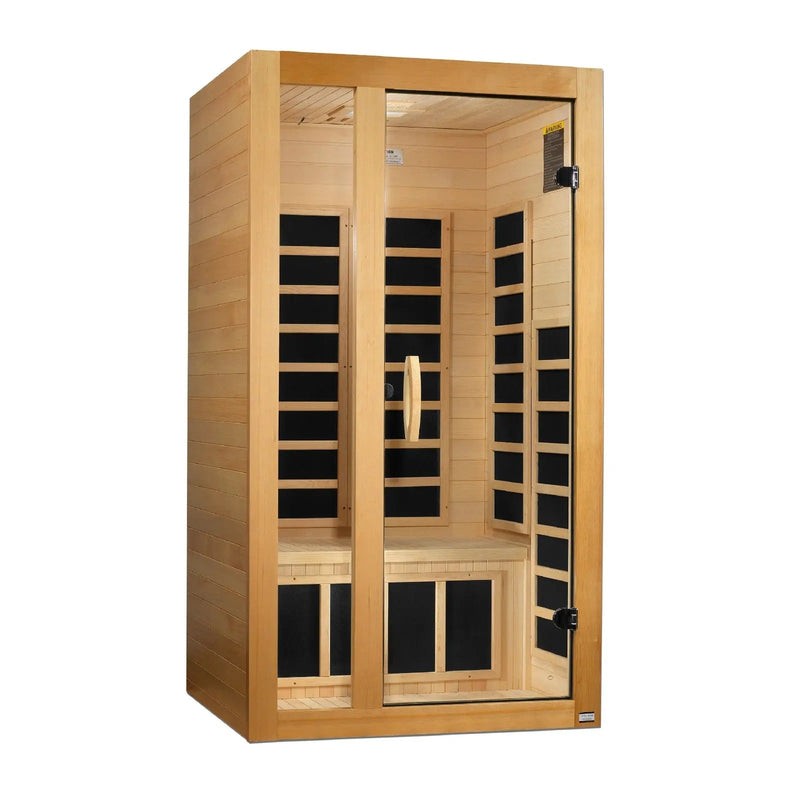Dynamic Gracia 1-2-person Low EMF FAR Infrared Sauna | DYN-6119-01 Golden Designs