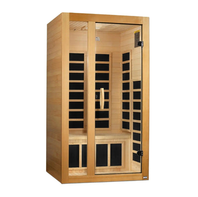 Dynamic Gracia 1-2-person Low EMF FAR Infrared Sauna | DYN-6119-01 Golden Designs