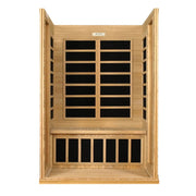 Dynamic Versailles 2-person Low EMF FAR Infrared Sauna | DYN-6202-03 Golden Designs