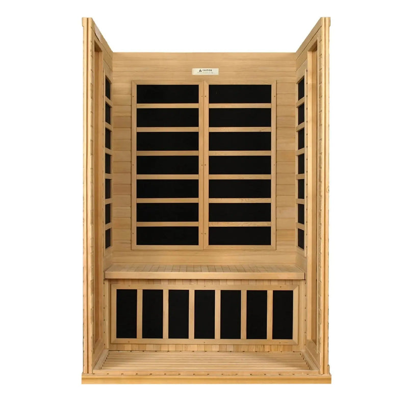 Dynamic Versailles 2-person Low EMF FAR Infrared Sauna | DYN-6202-03 Golden Designs