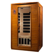 Dynamic Versailles 2-person Low EMF FAR Infrared Sauna | DYN-6202-03 Golden Designs