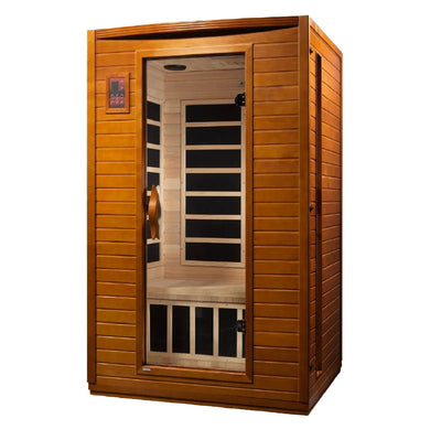 Dynamic Versailles 2-person Low EMF FAR Infrared Sauna | DYN-6202-03 Golden Designs