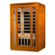 Dynamic San Marino Elite 2-person Ultra Low EMF FAR Infrared Sauna | DYN-6206-01 Elite Golden Designs