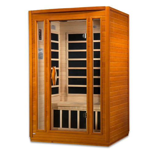 Dynamic San Marino Elite 2-person Ultra Low EMF FAR Infrared Sauna | DYN-6206-01 Elite Golden Designs
