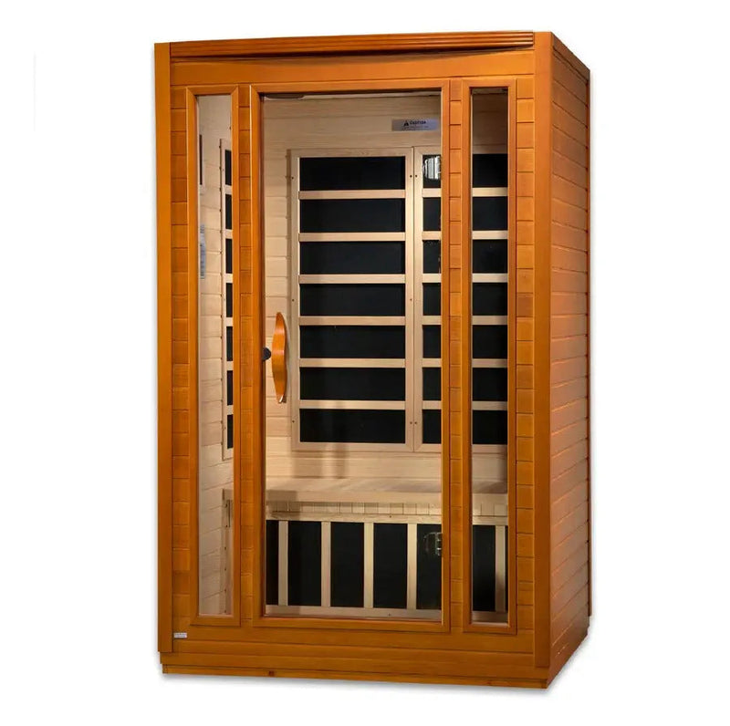 Dynamic San Marino Elite 2-person Ultra Low EMF FAR Infrared Sauna | DYN-6206-01 Elite Golden Designs
