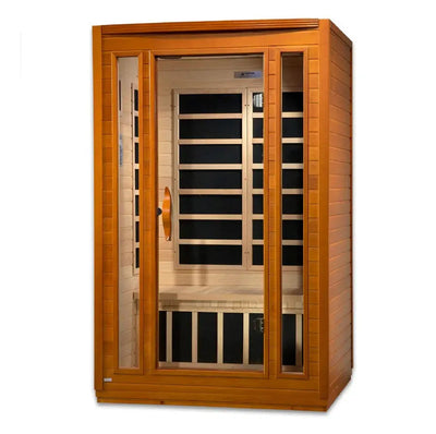 Dynamic San Marino Elite 2-person Ultra Low EMF FAR Infrared Sauna | DYN-6206-01 Elite Golden Designs