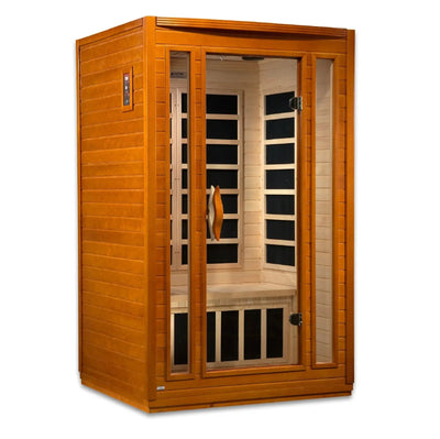 Dynamic San Marino Elite 2-person Ultra Low EMF FAR Infrared Sauna | DYN-6206-01 Elite Golden Designs