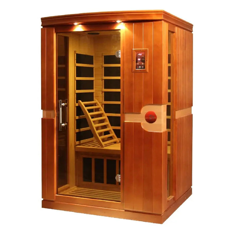 Dynamic Venice 2-person Low EMF FAR Infrared Sauna | DYN-6210-01 Golden Designs