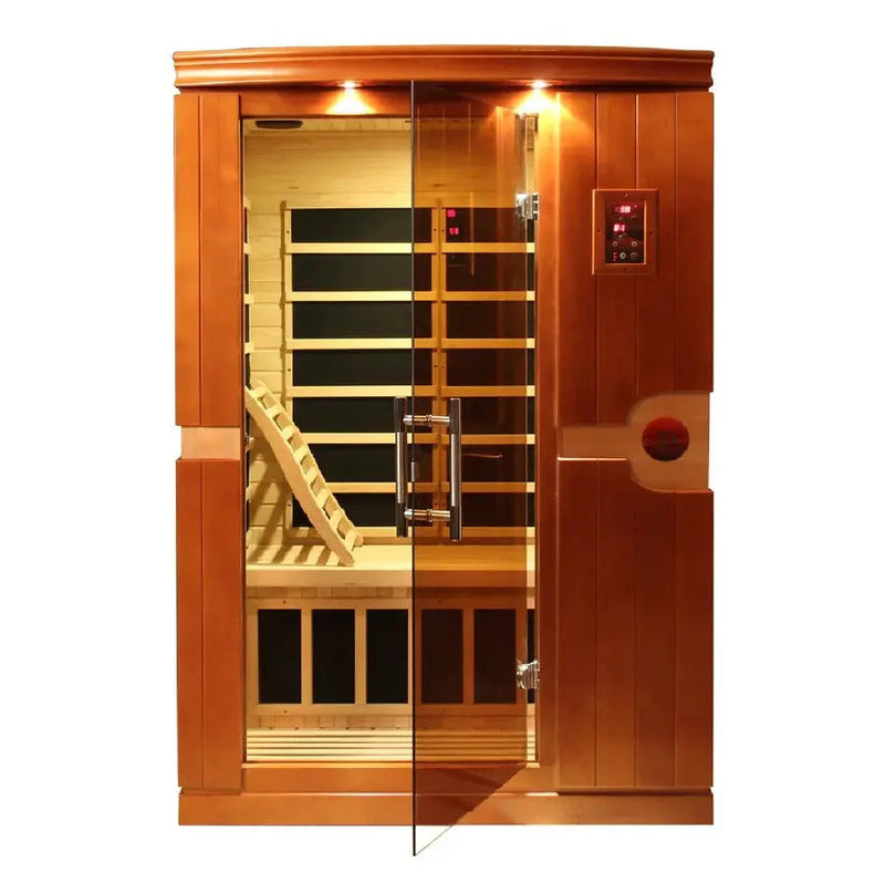 Dynamic Venice 2-person Low EMF FAR Infrared Sauna | DYN-6210-01 Golden Designs