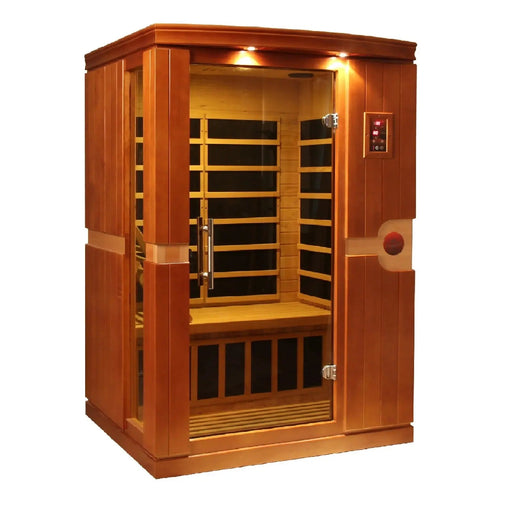 Dynamic Venice 2-person Low EMF FAR Infrared Sauna | DYN-6210-01 Golden Designs
