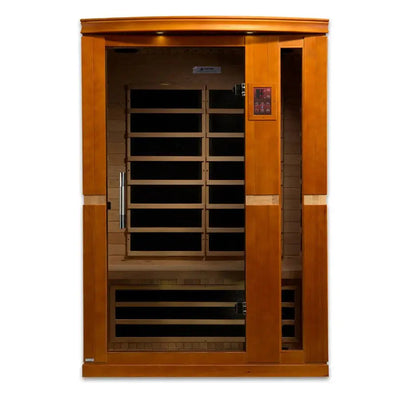 Dynamic Vittoria 2-person Low EMF FAR Infrared Sauna | DYN-6220-01 Golden Designs
