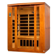 Dynamic Bellagio 3-person Low EMF FAR Infrared Sauna | DYN-6306-02 Golden Designs