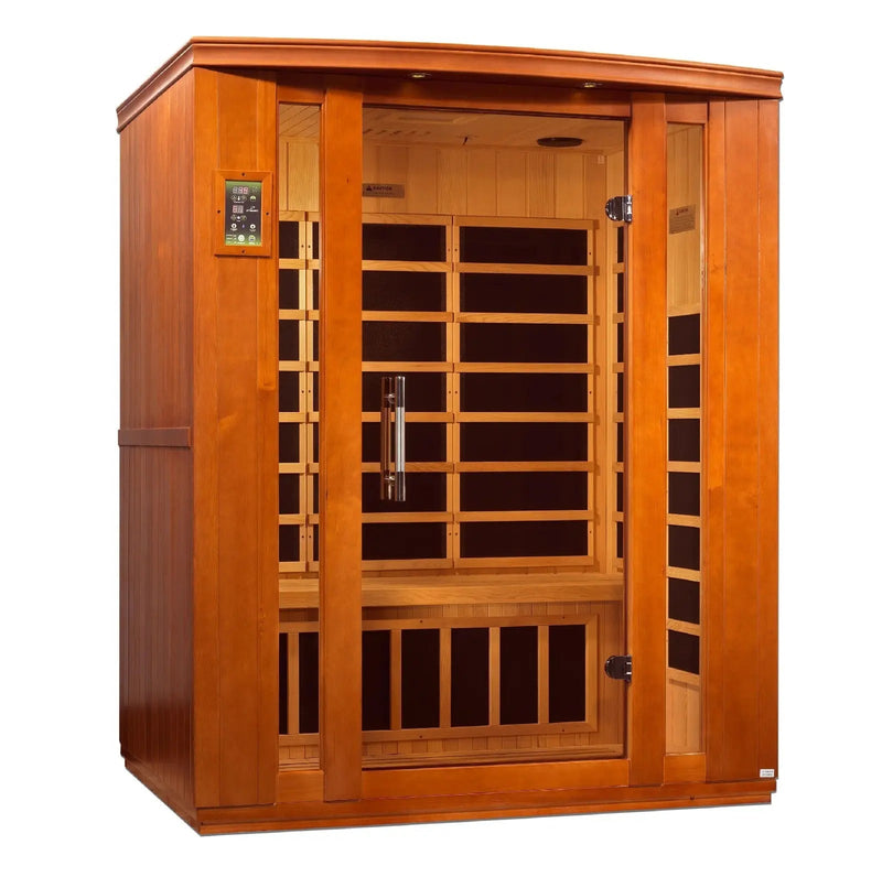 Dynamic Bellagio 3-person Low EMF FAR Infrared Sauna | DYN-6306-02 Golden Designs