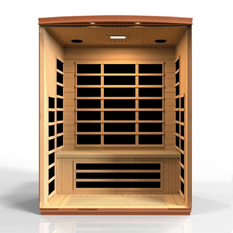 Dynamic Lugano 3-person Low EMF FAR Infrared Sauna | DYN-6336-02 Golden Designs