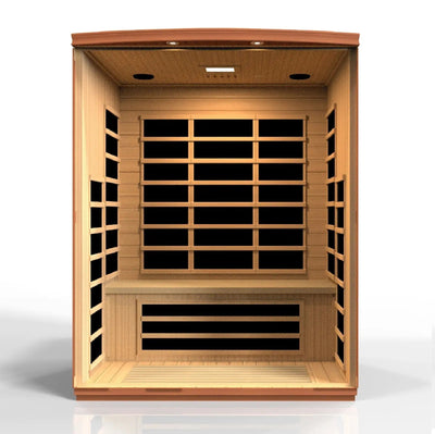 Dynamic Lugano 3-person Low EMF FAR Infrared Sauna | DYN-6336-02 Golden Designs