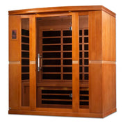 Dynamic Bergamo 4-person Low EMF FAR Infrared Sauna | DYN-6440-01 Golden Designs