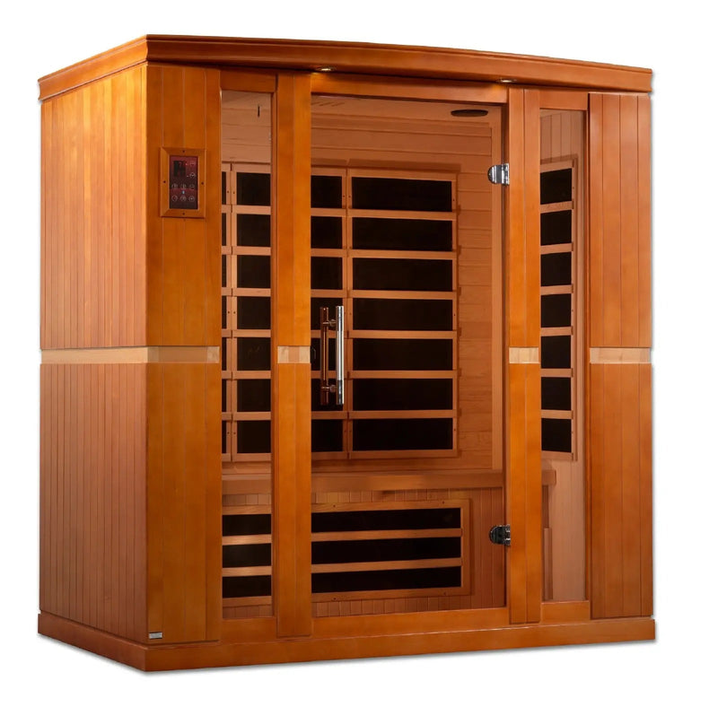 Dynamic Bergamo 4-person Low EMF FAR Infrared Sauna | DYN-6440-01 Golden Designs
