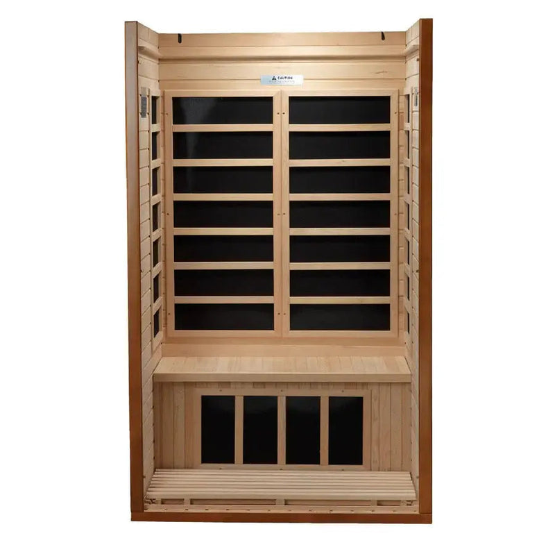 Dynamic Barcelona Elite 1-2-person Ultra Low EMF FAR Infrared Sauna | DYN-6106-01-Elite Golden Designs