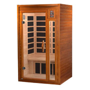 Dynamic Barcelona Elite 1-2-person Ultra Low EMF FAR Infrared Sauna | DYN-6106-01-Elite Golden Designs