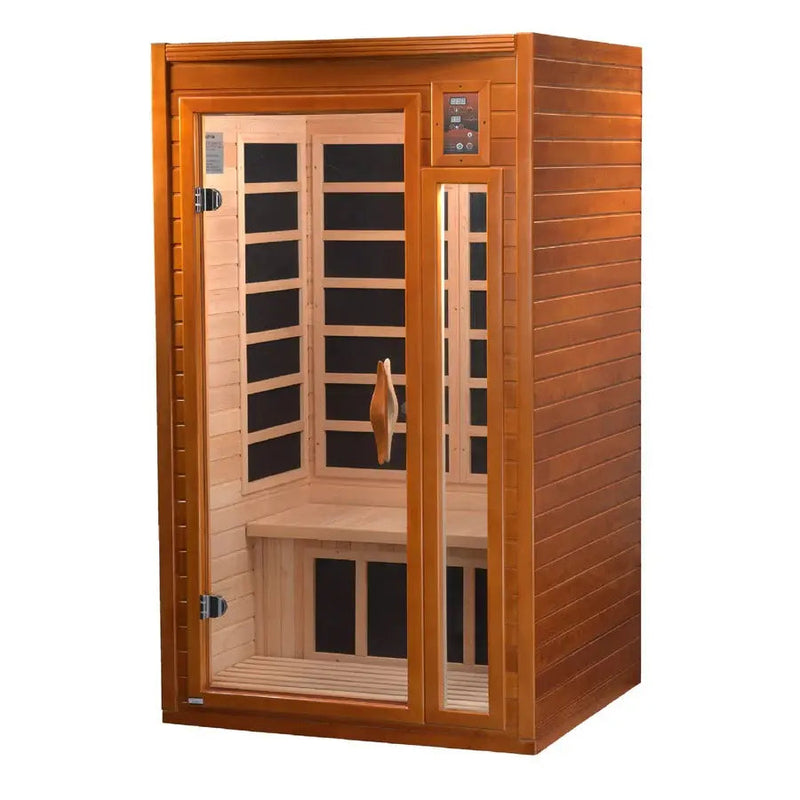 Dynamic Barcelona Elite 1-2-person Ultra Low EMF FAR Infrared Sauna | DYN-6106-01-Elite Golden Designs