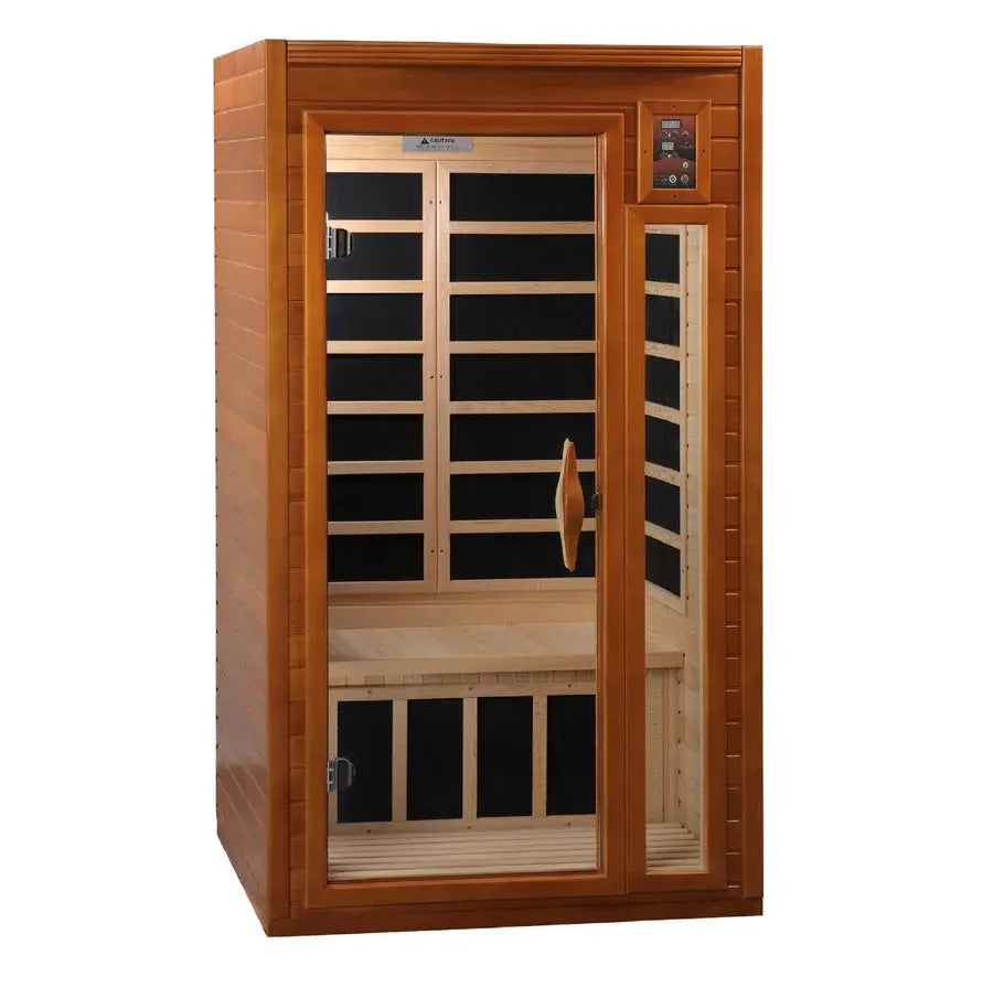 Dynamic Barcelona Elite 1-2-person Ultra Low EMF FAR Infrared Sauna | DYN-6106-01-Elite Golden Designs