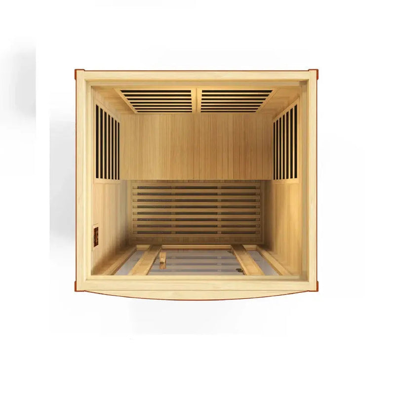 Dynamic San Marino 2-Person Low EMF FAR Infrared Sauna | DYN-6206-01 Golden Designs
