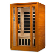 Dynamic San Marino 2-Person Low EMF FAR Infrared Sauna | DYN-6206-01 Golden Designs
