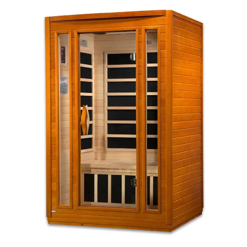 Dynamic San Marino 2-Person Low EMF FAR Infrared Sauna | DYN-6206-01 Golden Designs