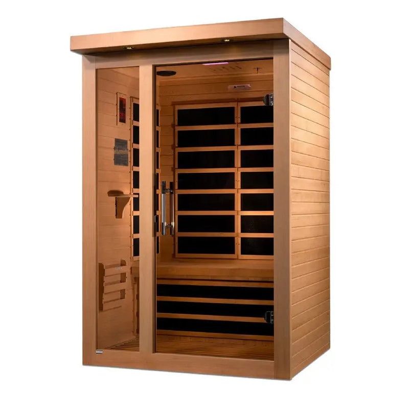 Dynamic Llumeneres 2-person Ultra Low EMF FAR Infrared Sauna | DYN-6215-02 Golden Designs