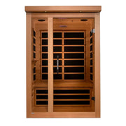 Dynamic Llumeneres 2-person Ultra Low EMF FAR Infrared Sauna | DYN-6215-02 Golden Designs