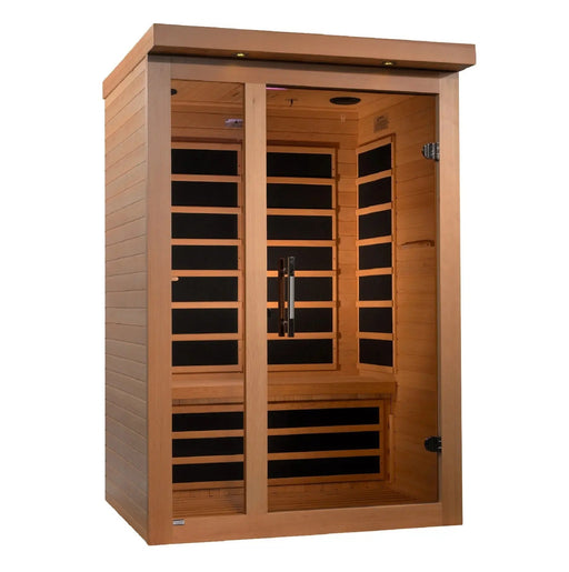 Dynamic Llumeneres 2-person Ultra Low EMF FAR Infrared Sauna | DYN-6215-02 Golden Designs