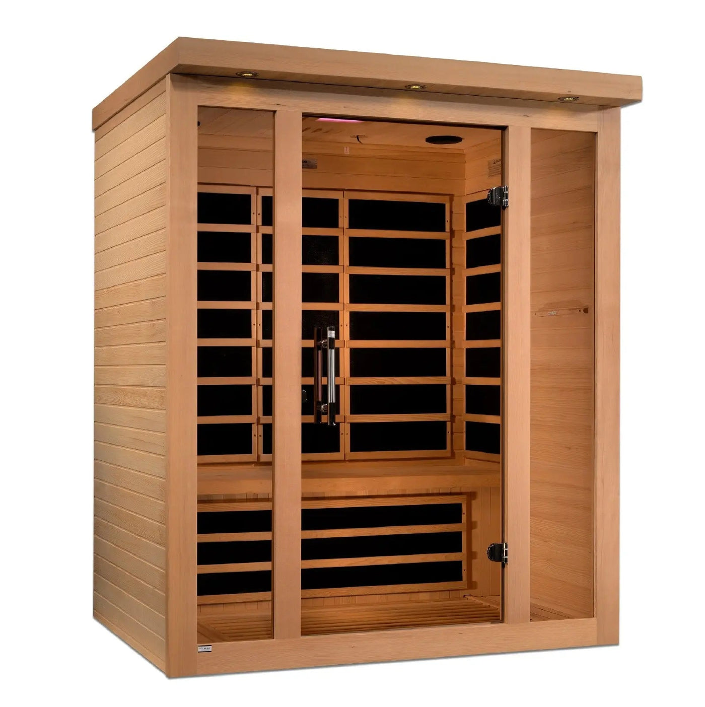 Dynamic Vila 3-person Ultra Low EMF FAR Infrared Sauna | DYN-6315-02 Golden Designs