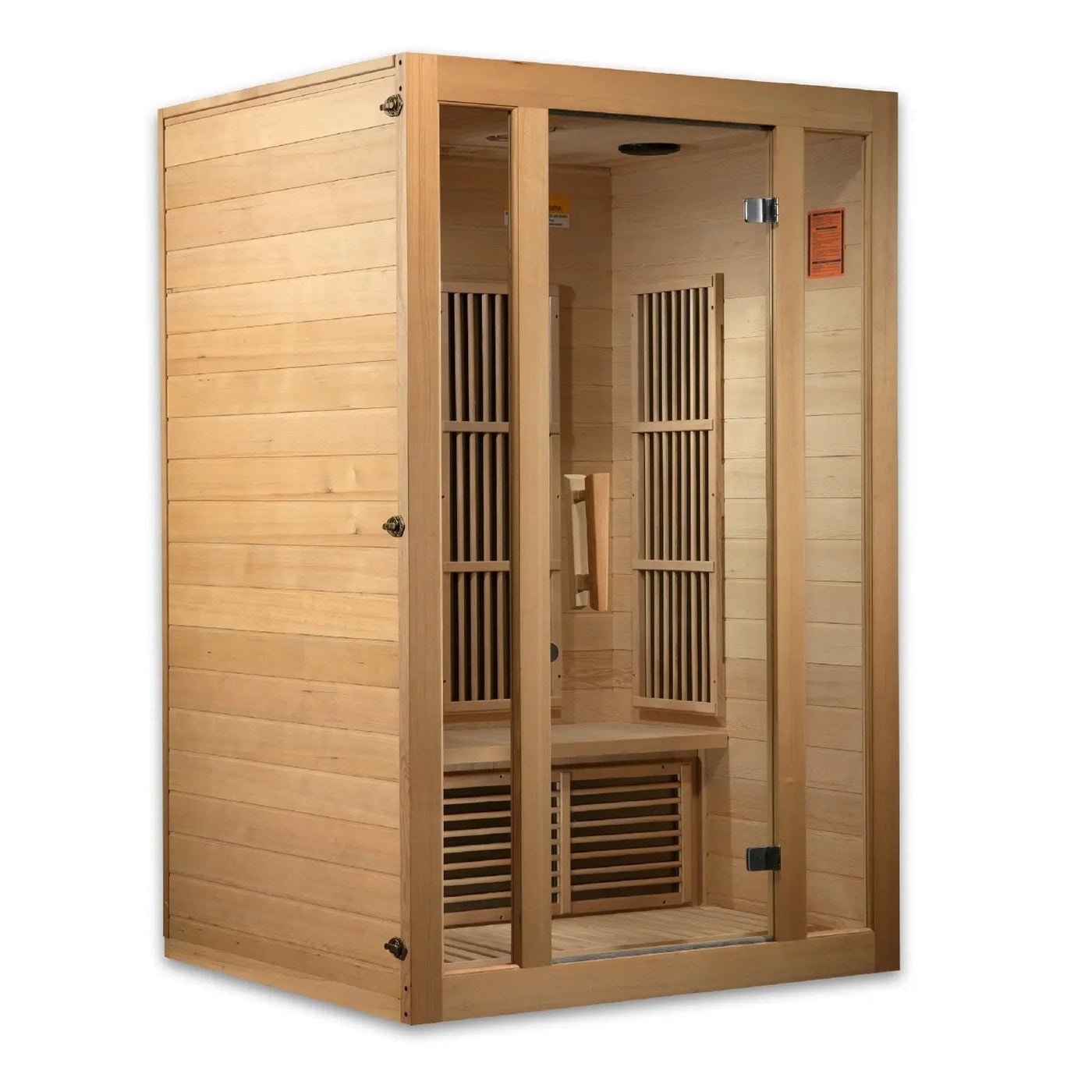 Maxxus Seattle 2 Person Low Emf Far Infrared Sauna Canadian Hemlock MX-J206-01 Golden Designs