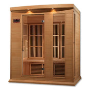 Maxxus 3-Person Low EMF FAR Infrared Sauna | MX-K306-01 Golden Designs