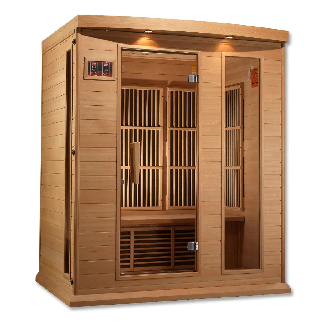 Maxxus 3-Person Low EMF FAR Infrared Sauna | MX-K306-01 Golden Designs