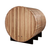 Golden Designs Arosa 4 Person Barrel Traditional Sauna - Pacific Cedar | GDI-B004-01 Golden Designs