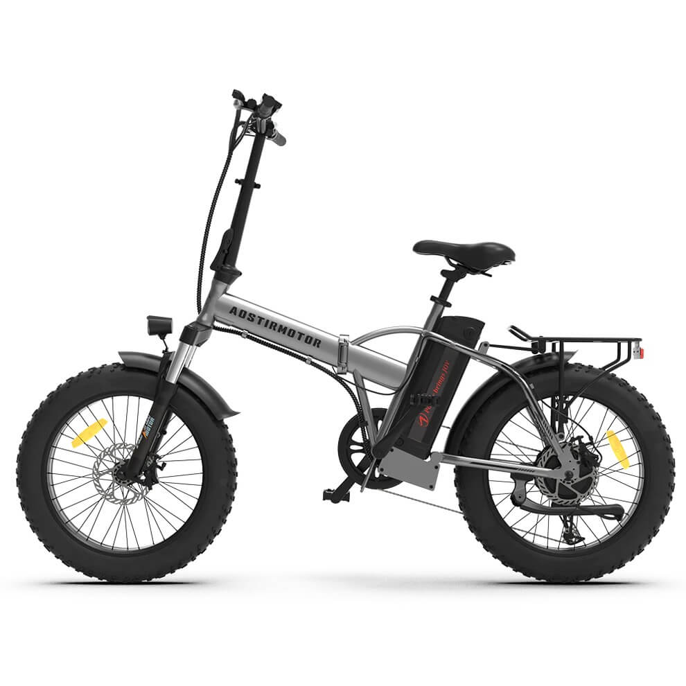 Aostirmotor A30 750W 48V 7 Speed Folding Fat Tire Electric Bike