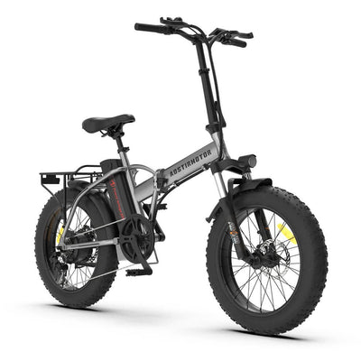 Aostirmotor A30 750W 48V 7 Speed Folding Fat Tire Electric Bike