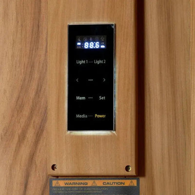 Golden Designs Kuusamo 6-Person Indoor Sauna & Harvia Traditional Electric Heater Kit | GDI-7206-01 Golden Designs