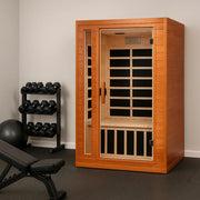 Dynamic Cardoba 2-Person Low EMF FAR Infrared Sauna | DYN-6203-01 Golden Designs