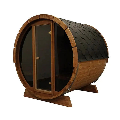 SaunaLife 4 Person E7G ERGO Series Barrel Sauna Saunalife